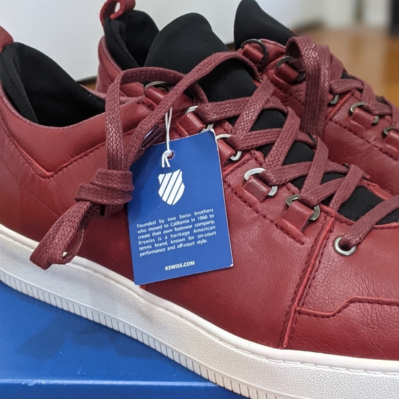 K-Swiss Classico Sport Tango Red NEW - Picture 2 of 6